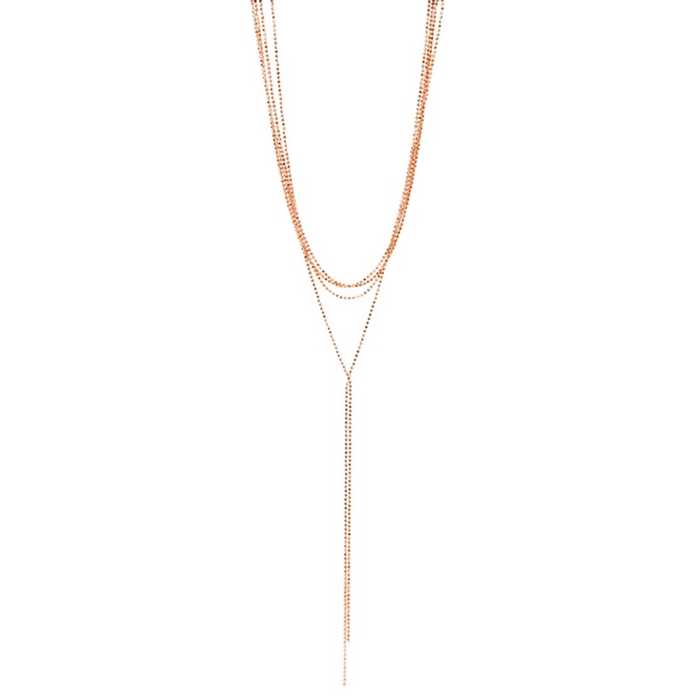 VICI 8 Other Reasons Layered Rose Gold Necklace